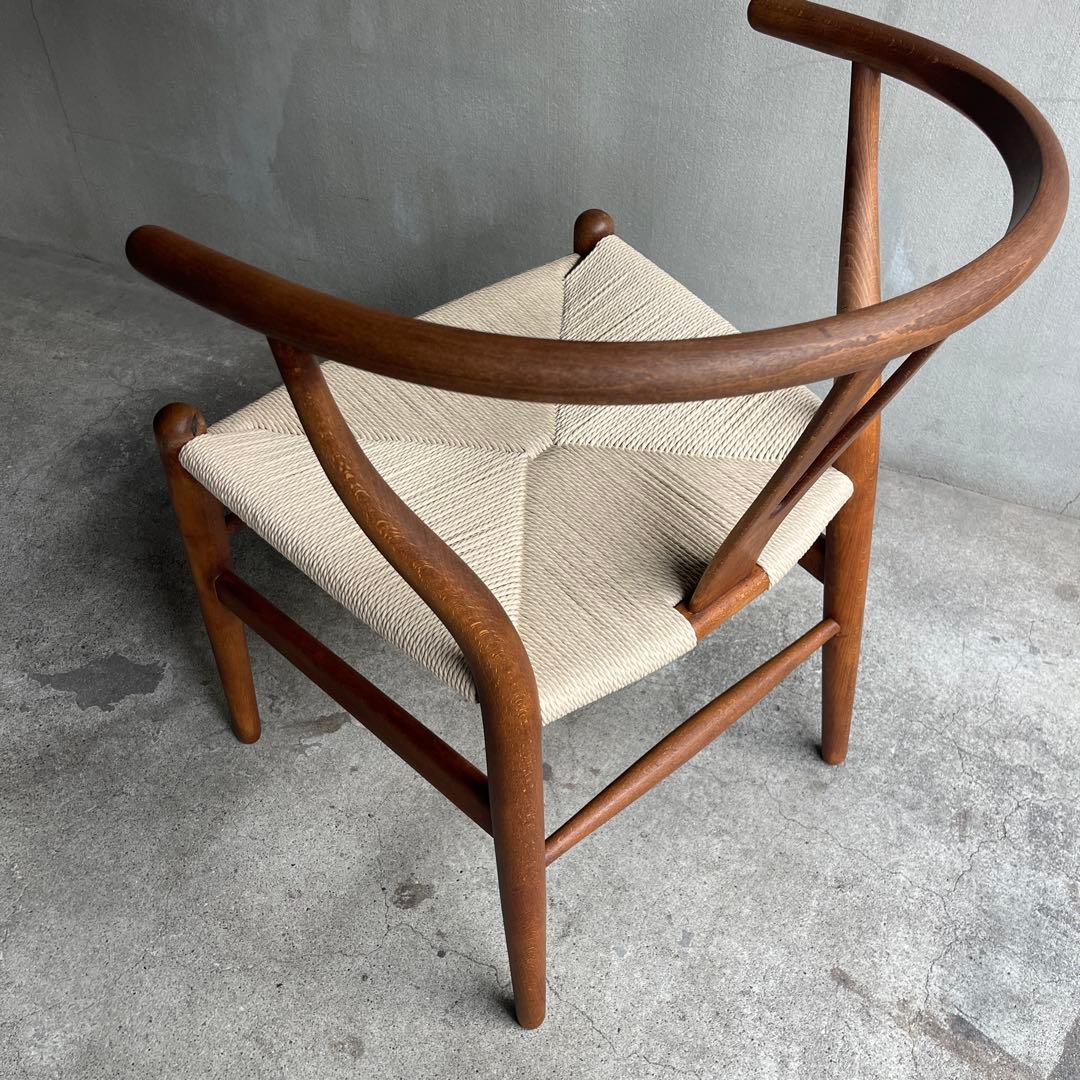 正規品 座面張り替え　70sカールハンセン＆サン CH24 (Yチェア)オーク材