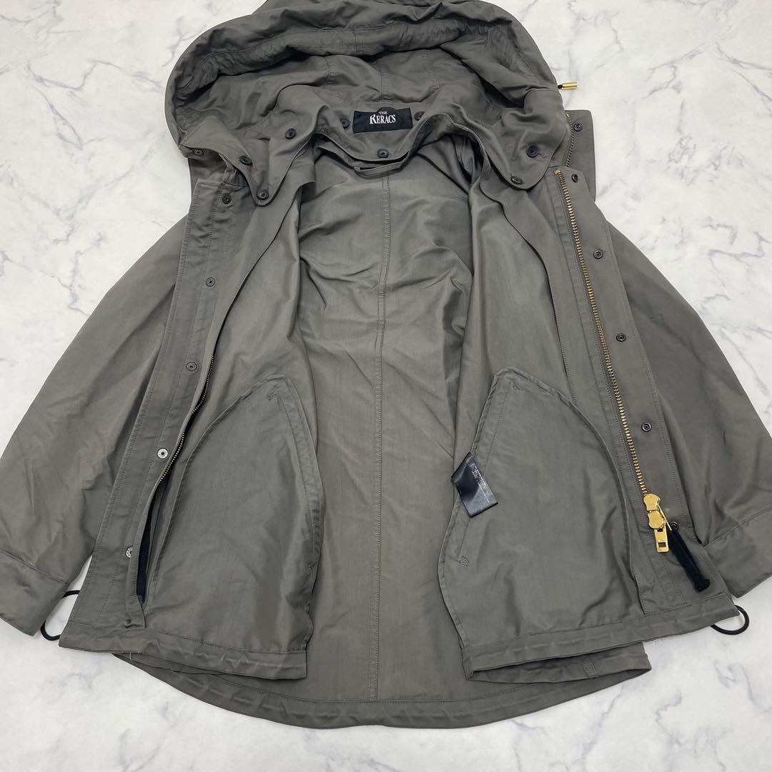 『ザ・リラクス』モッズコート ボアライナー取外し可 3way ダブルジップ