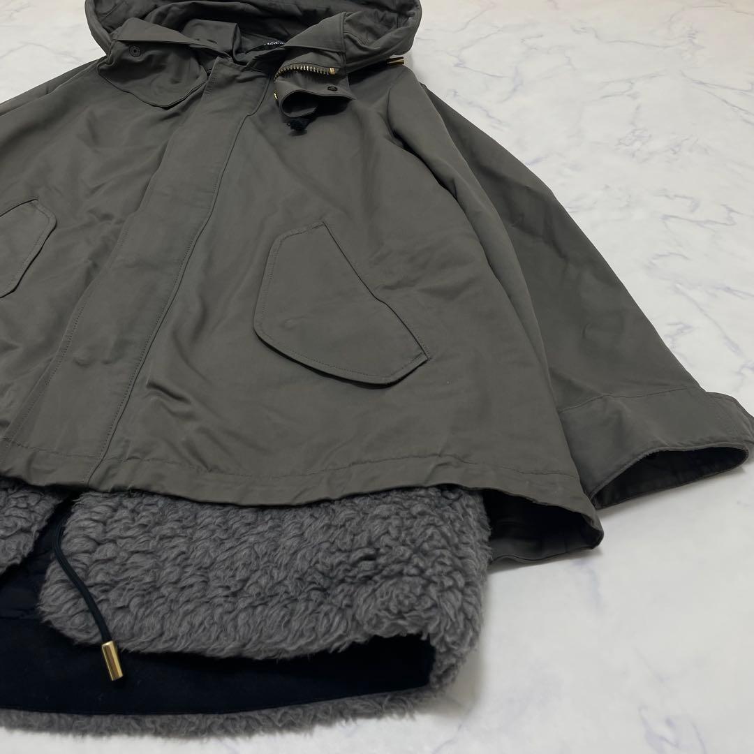 『ザ・リラクス』モッズコート ボアライナー取外し可 3way ダブルジップ