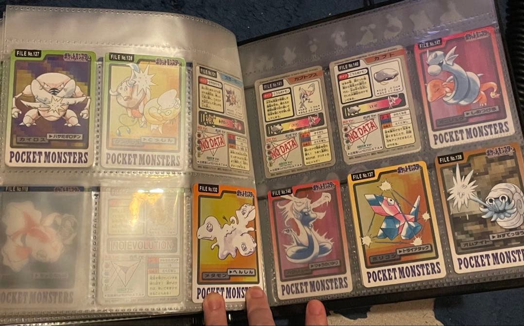 ポケットモンスター　カードダス　ポケモンカードセット　ファイル 99種類