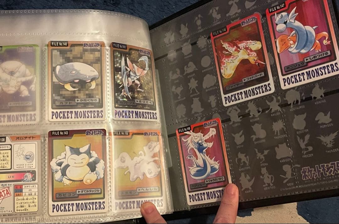 ポケットモンスター　カードダス　ポケモンカードセット　ファイル 99種類