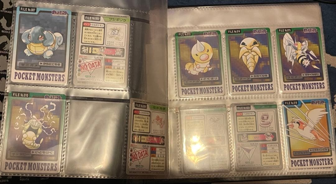 ポケットモンスター　カードダス　ポケモンカードセット　ファイル 99種類