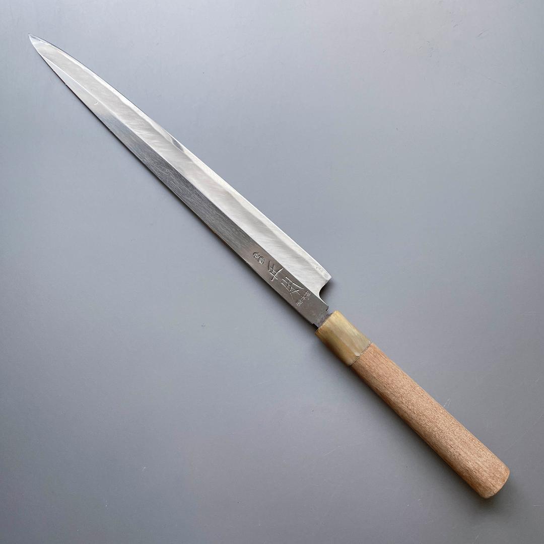 正本 柳刃包丁 一尺（30cm）白水牛柄