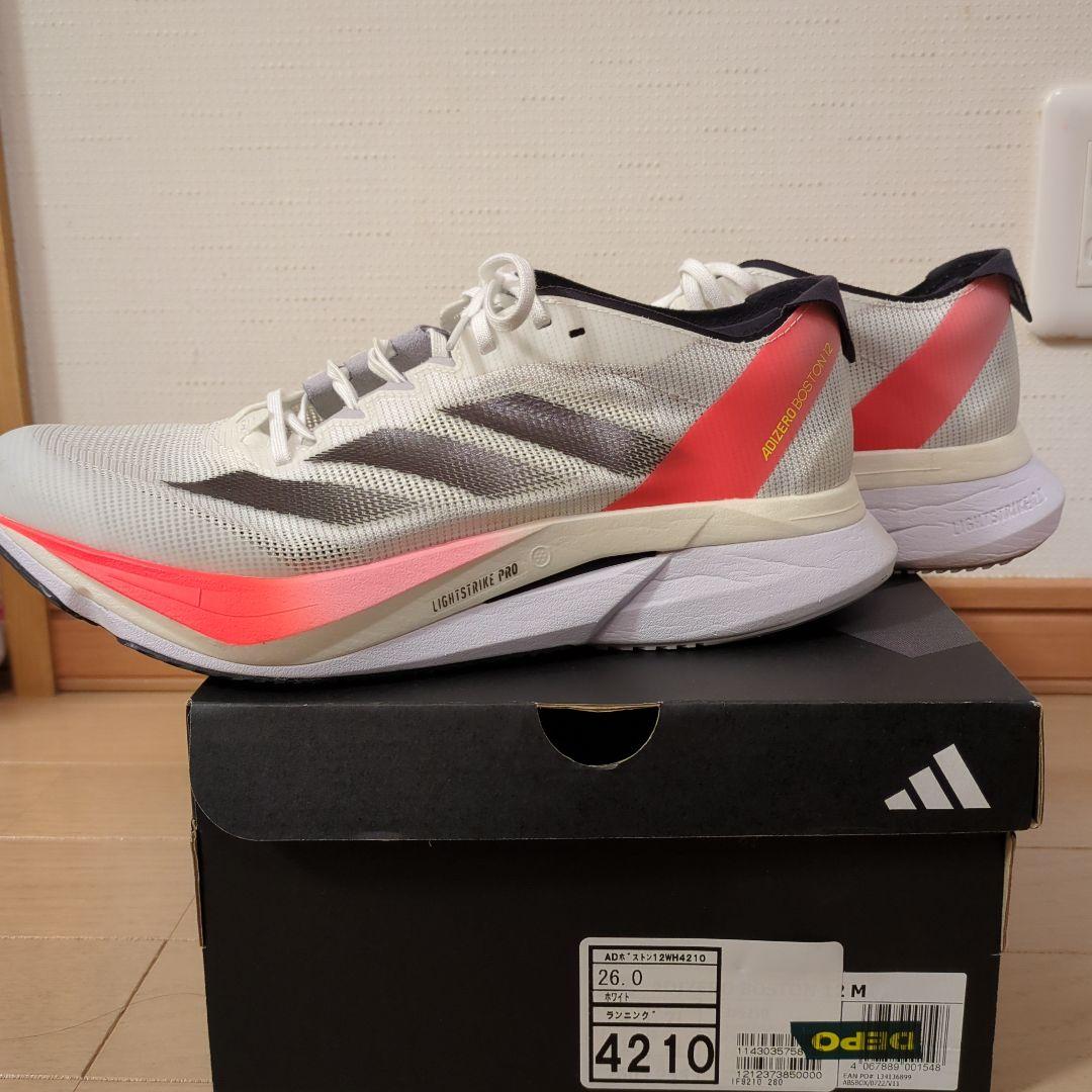 adidas　アディゼロボストン12　26cm