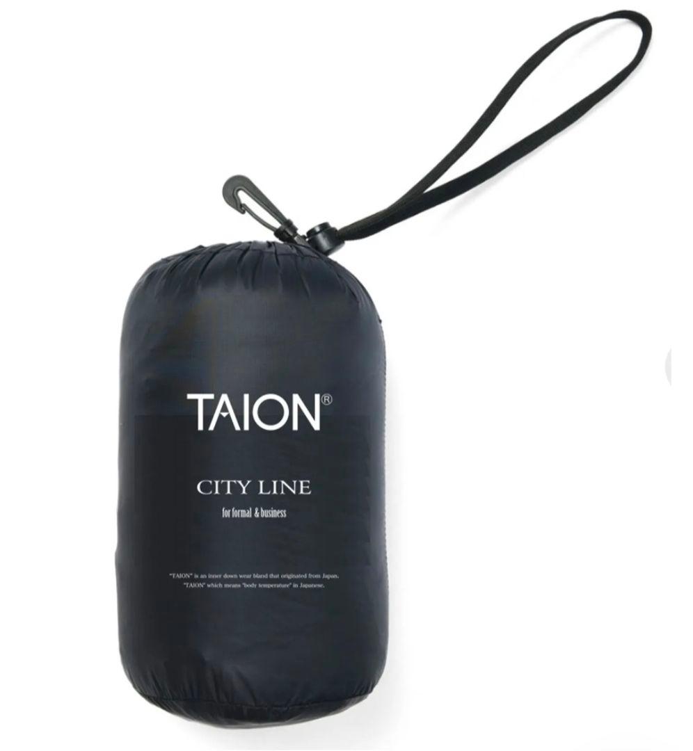 【新品未使用】タイオン　TAION 　シティライン　 ブラック ダウンコート