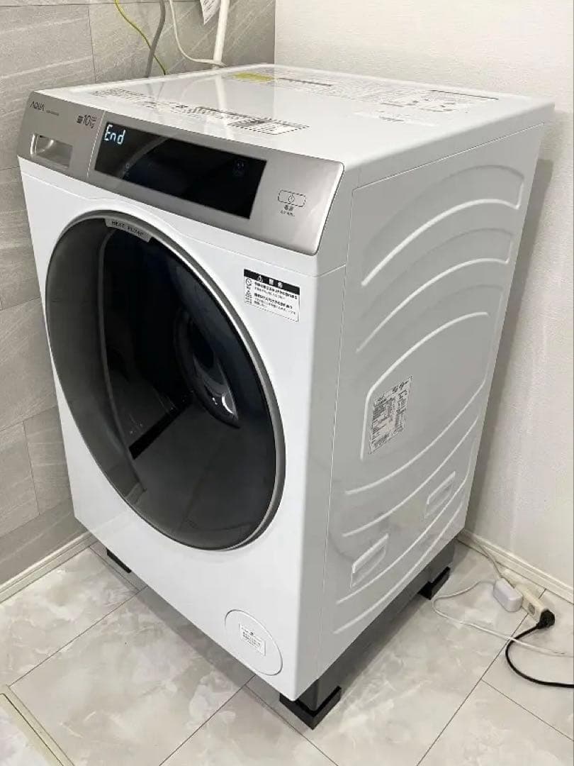 AQUA アクア AQW-DM10R ドラム式洗濯乾燥機 10kg/5kg 白