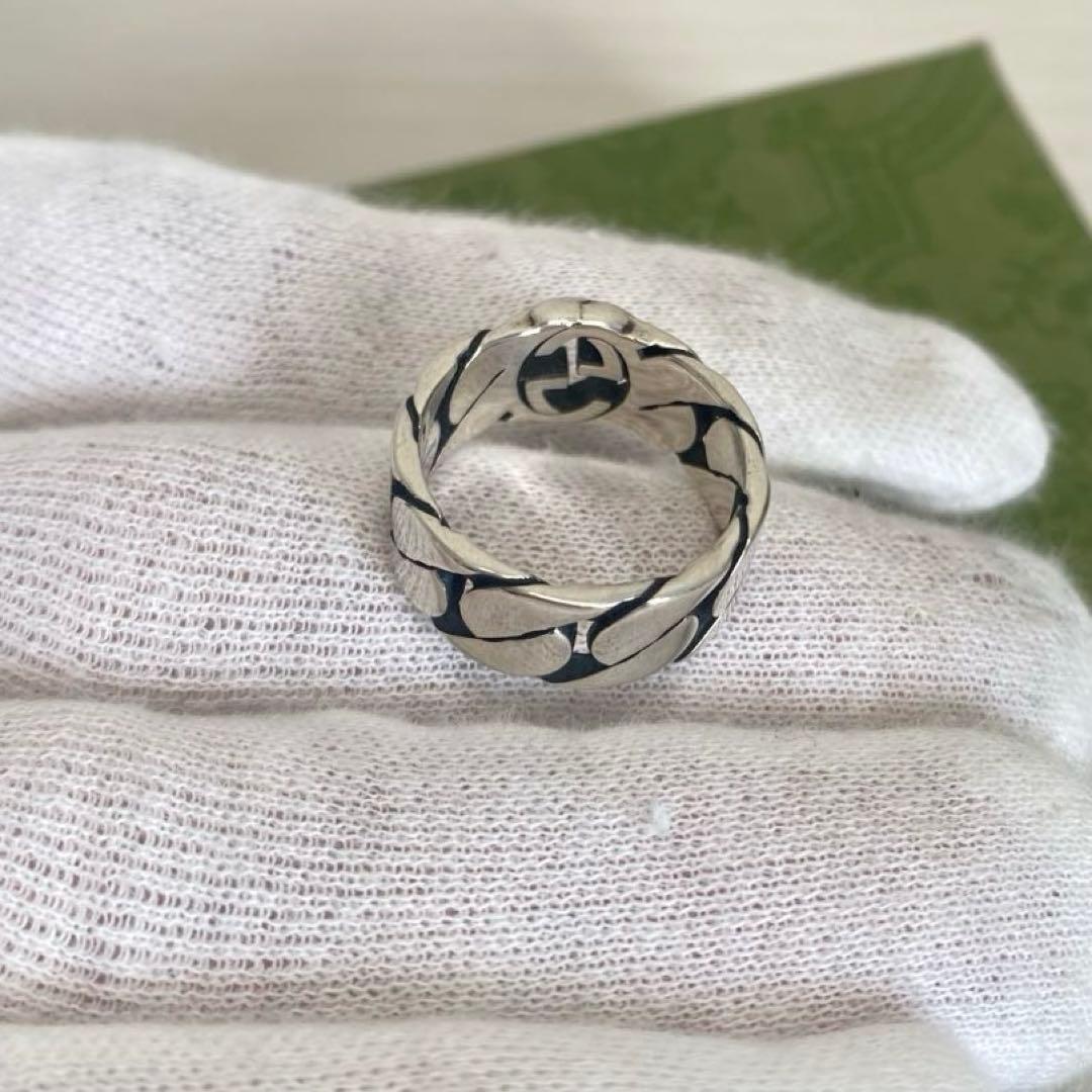 【正規品⭕️】高品質　グッチ リング インターロッキングG 14号 指輪 大人気✨