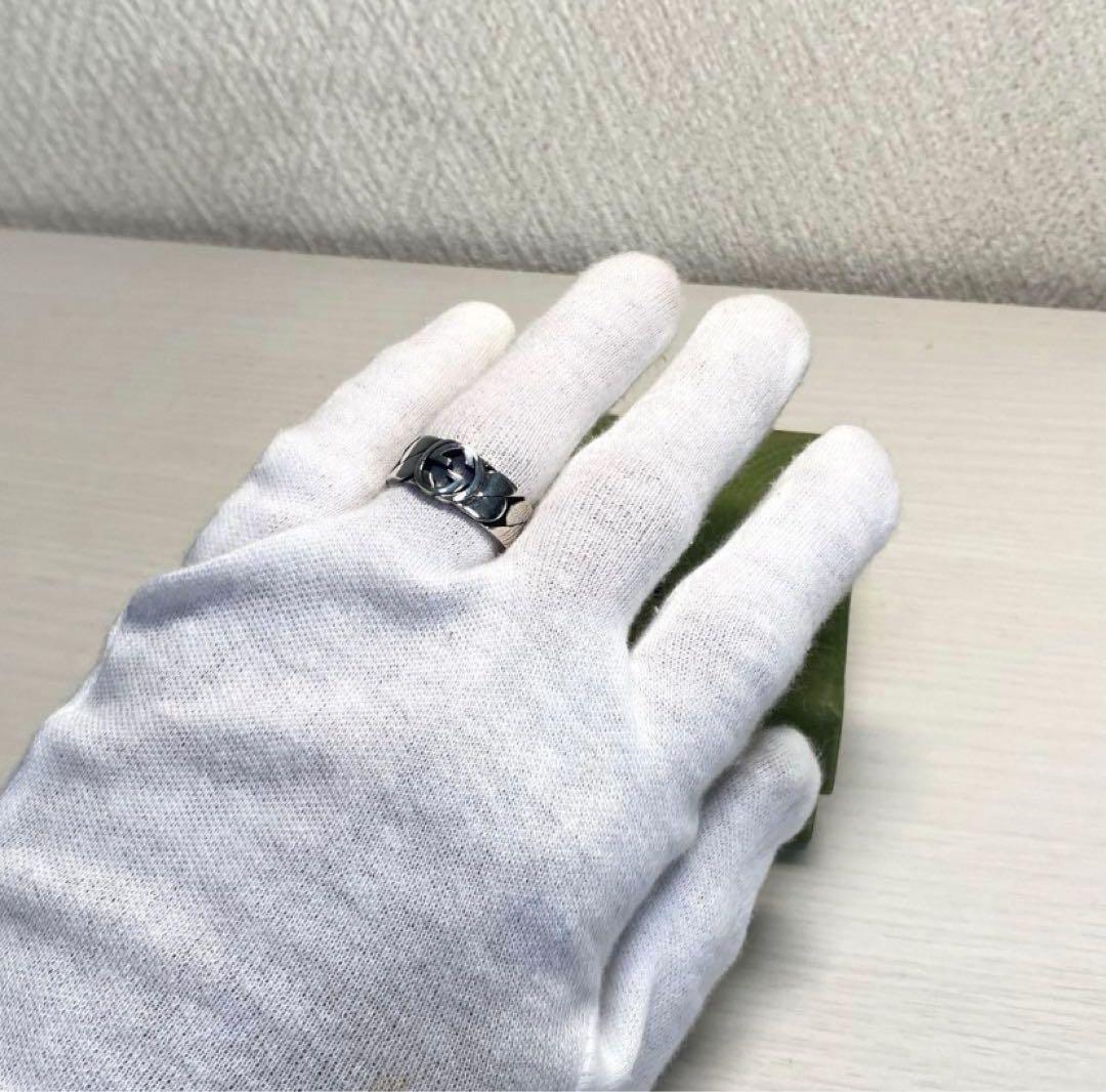 【正規品⭕️】高品質　グッチ リング インターロッキングG 14号 指輪 大人気✨