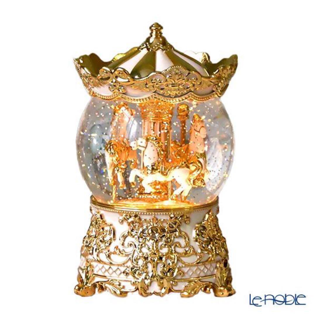 ハルモニア　メリーゴーランド スノードーム