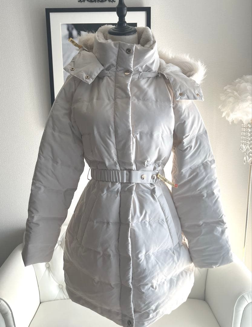 ZARAザラ WIND PROTECTION セミロング丈フードダウンジャケット