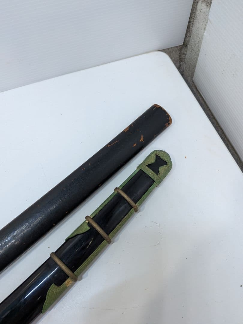 P023 ​模造刀 2本セット 鉄製 太刀 打刀 日本刀 美術刀 ディスプレイ用