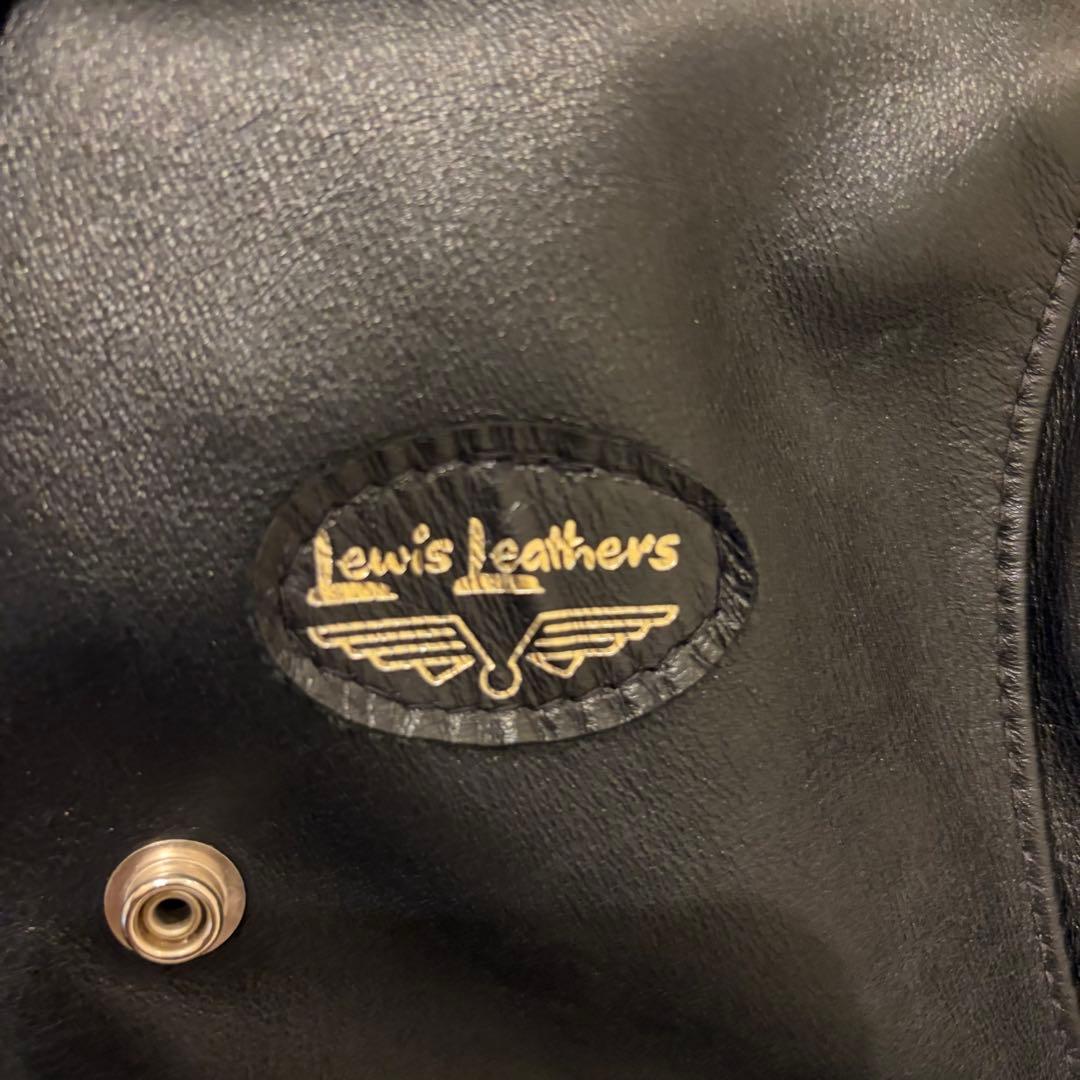【美品】ルイスレザー　Lewisleather サイクロンタイトフィット38
