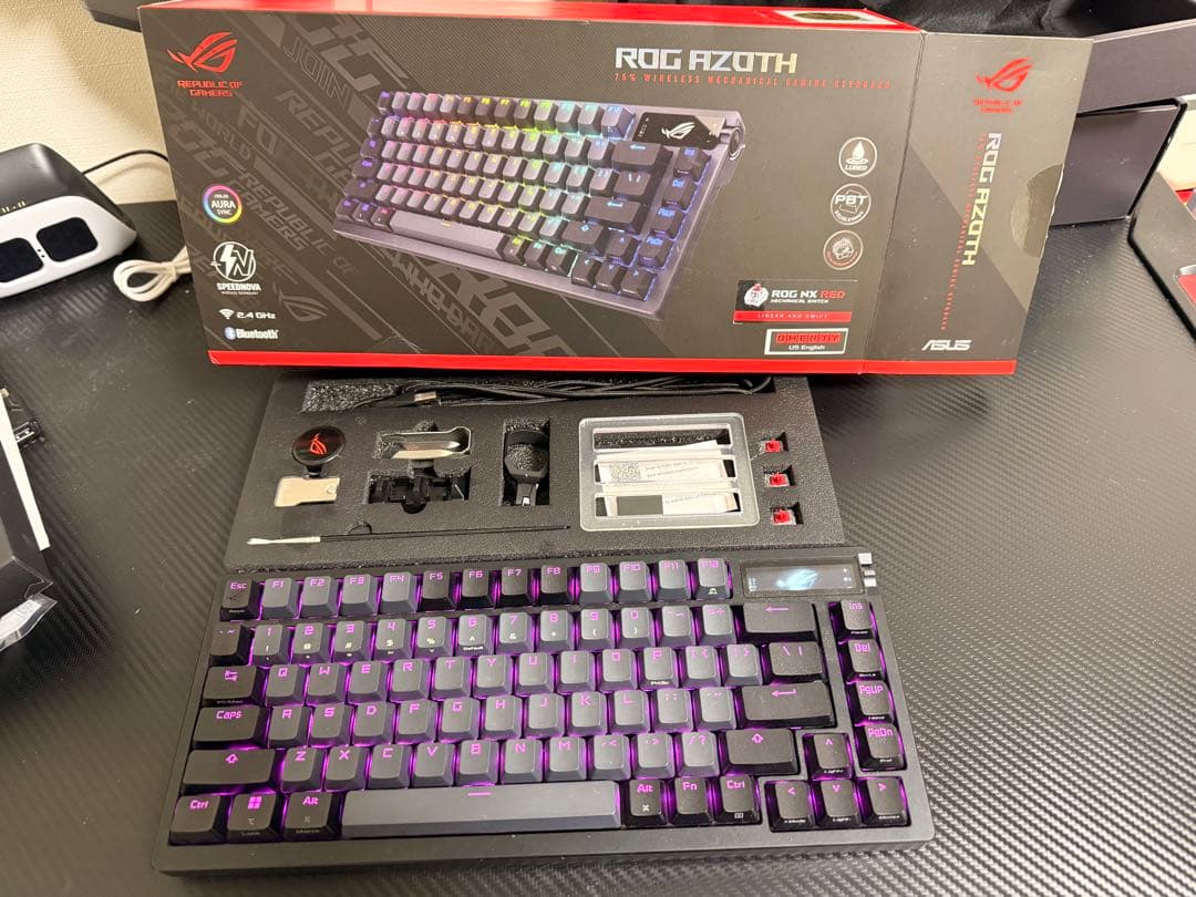 ASUS ROG Azoth 赤軸 US配列