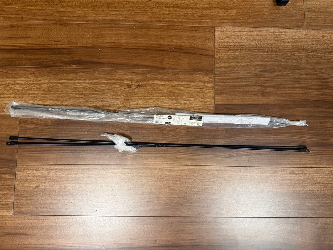 突っ張り壁面収納ワードローブNポルダ(ミドルブラウン)＋上段追加ユニット×3