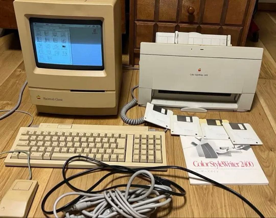 Apple Macintosh ClassicⅡ プリンターセット