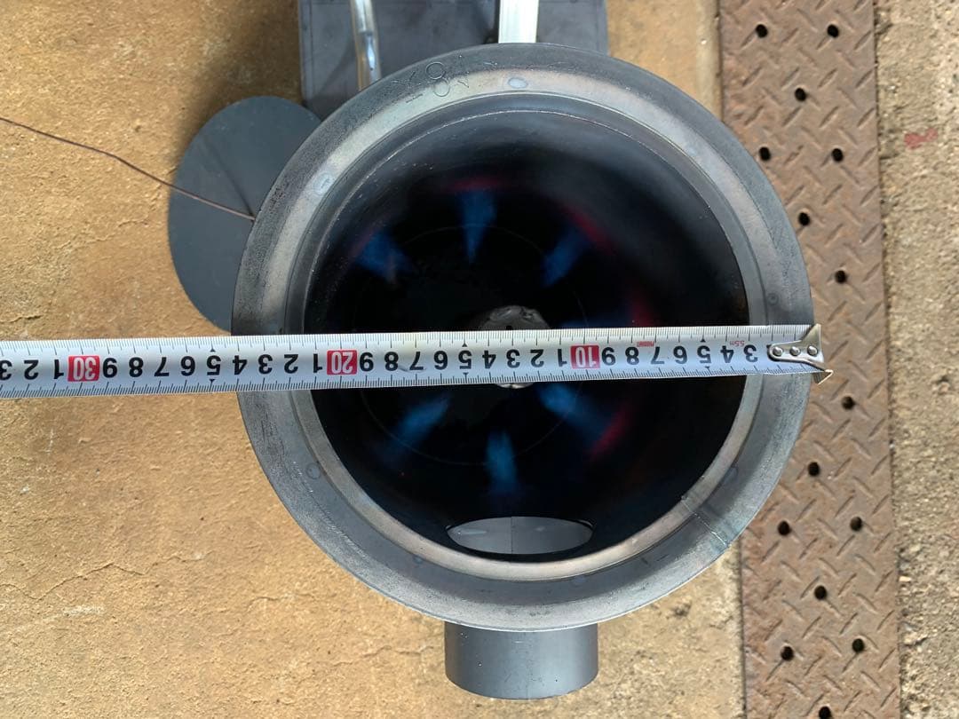 廃油ストーブ 煙突アダプタ付き80mm、100mm,106mm煙突使えます。