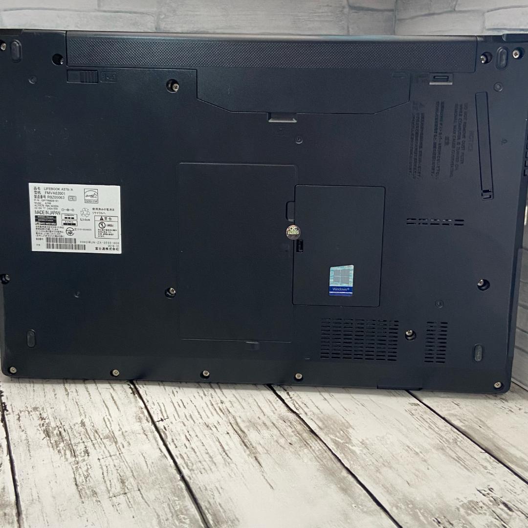 大画面 i5 第8世代 富士通 ノートPC Win11 Office2021