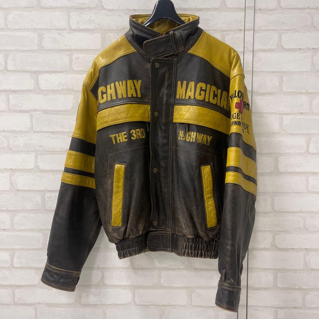 イエロー コーン YeLLOW CORn 牛革 レザー ライダース ジャケット