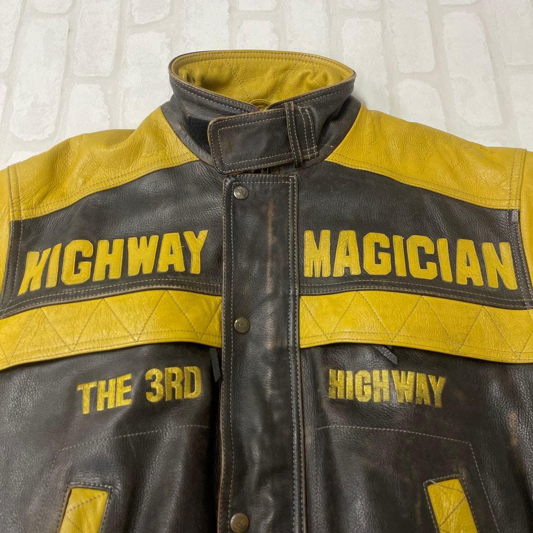 イエロー コーン YeLLOW CORn 牛革 レザー ライダース ジャケット