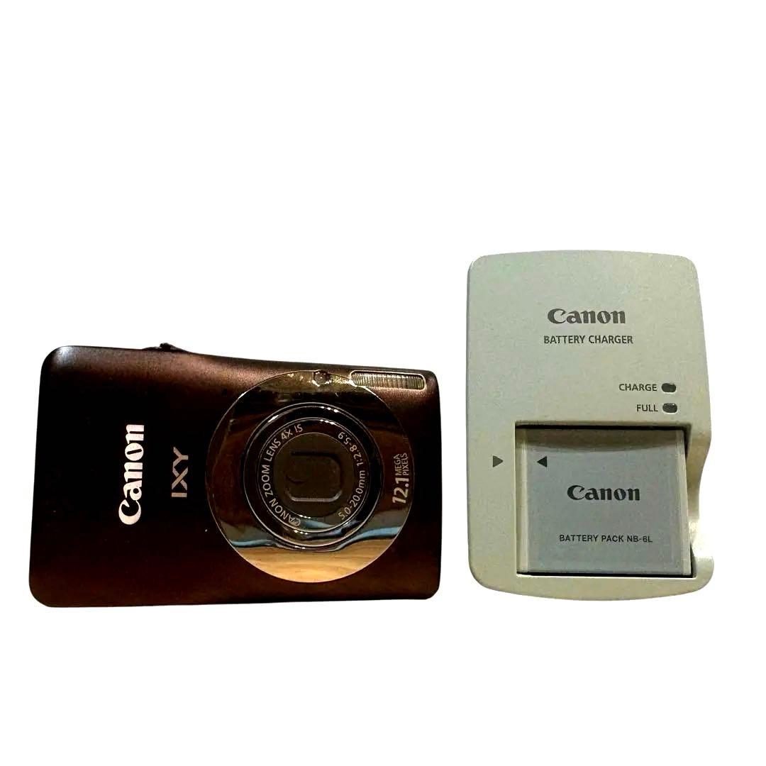 Canon IXY200F ブラウン デジカメ 充電器付 コンデジ