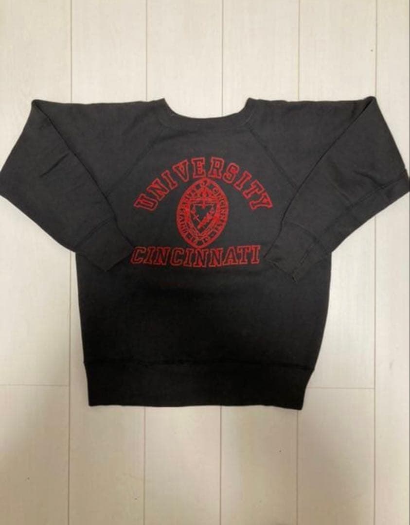 60's vintage ビンテージ ベルバシーン スウェット 黒（タグ欠損）