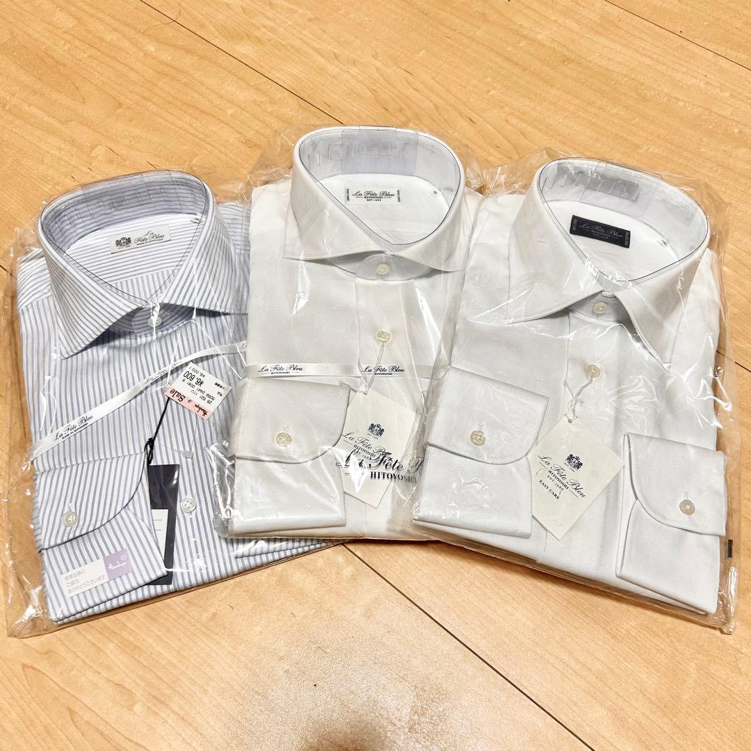 La Fete bleu ワイシャツ3枚セット
