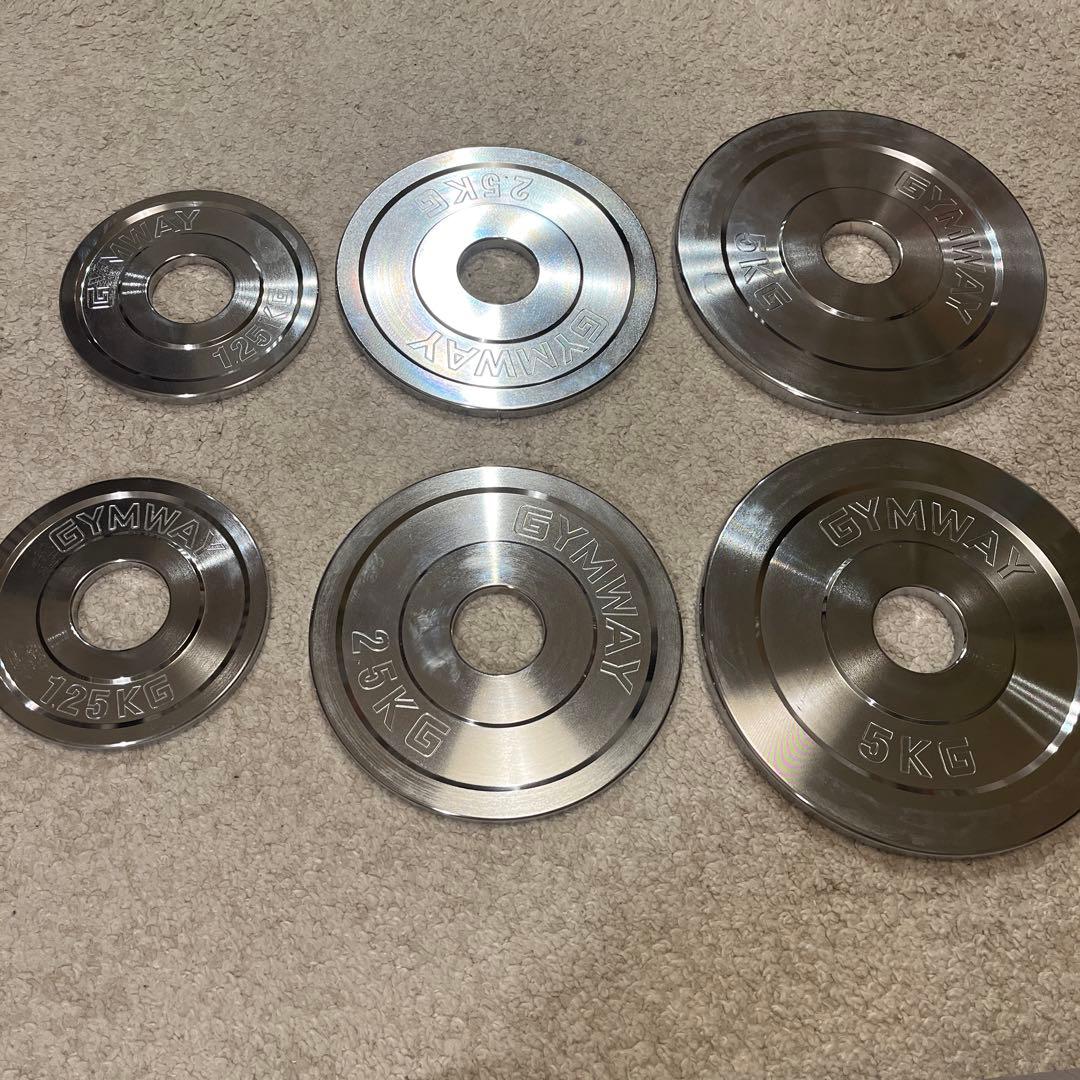 GYMWAYジムウェイ　フラクショナルプレート17.5kgセット