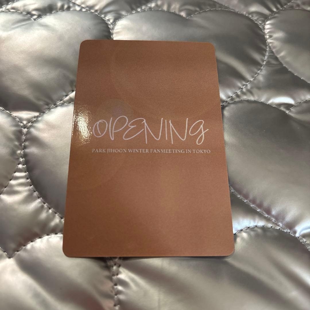 パクジフン opening vip入場特典