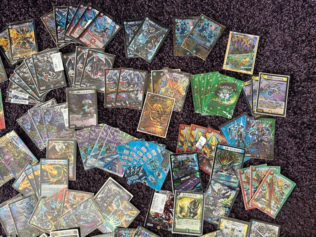 デュエルマスターズ　引退品　デッキ11個+カスタムパーツ他
