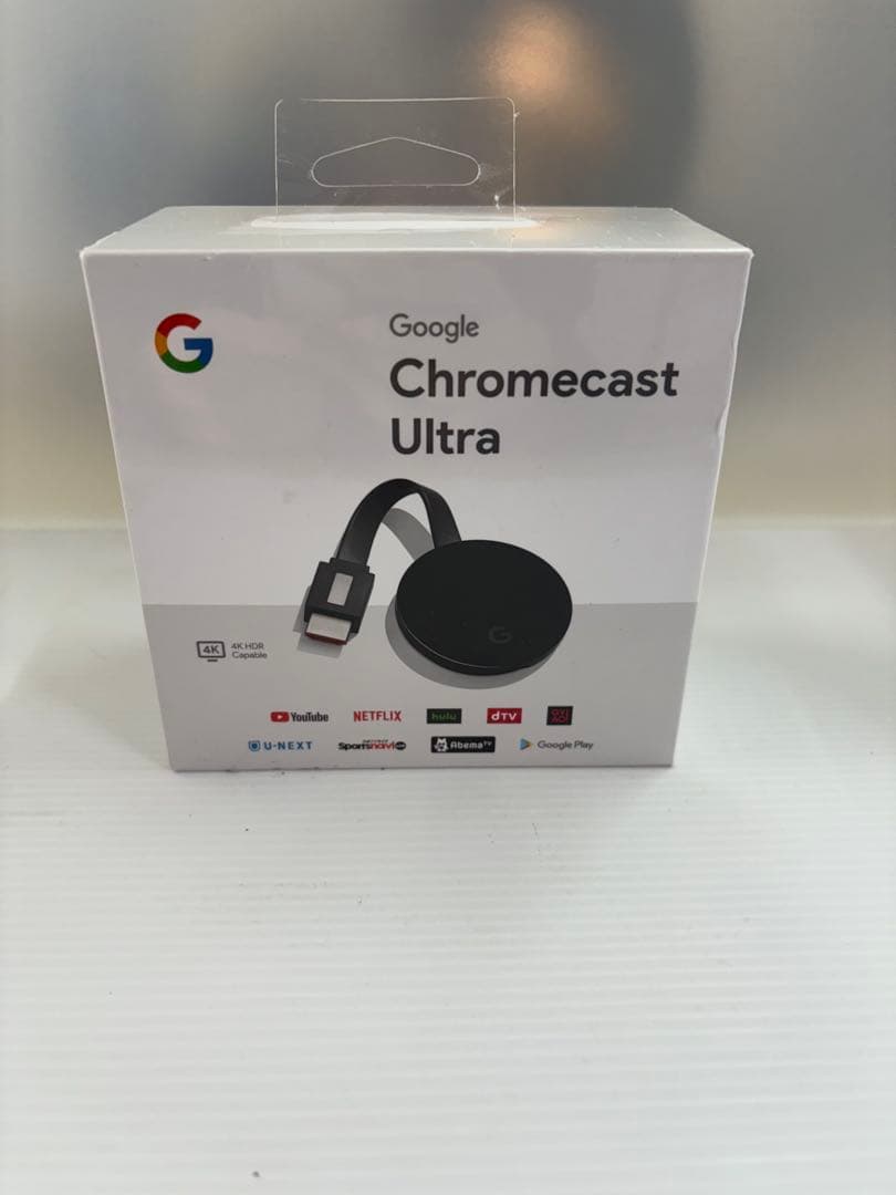 新品 未開封　Google Chromecast Ultra グーグル/F-1