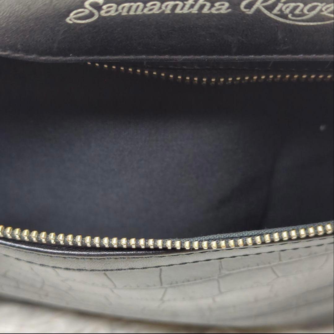 サマンサキングズ トートバッグ レザー クロコ型押し A4収納メンズ・レディース