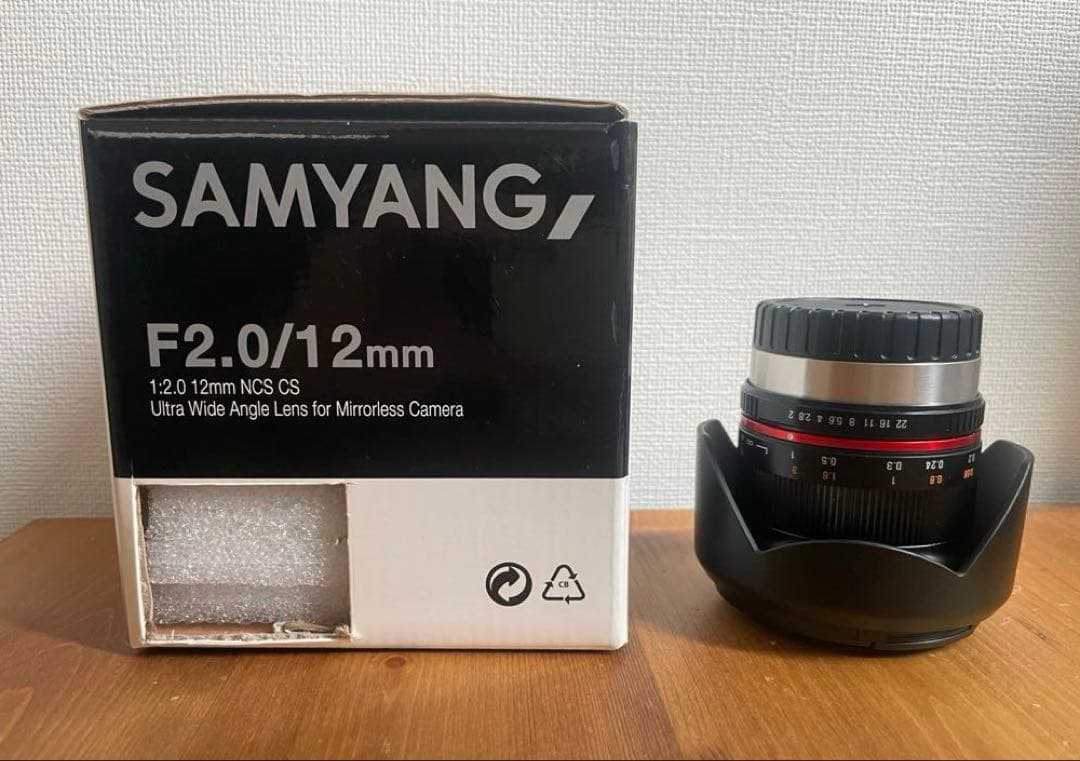 SAMYANG 12mm f/2.0 単焦点レンズ　Fujifilm Xマウント