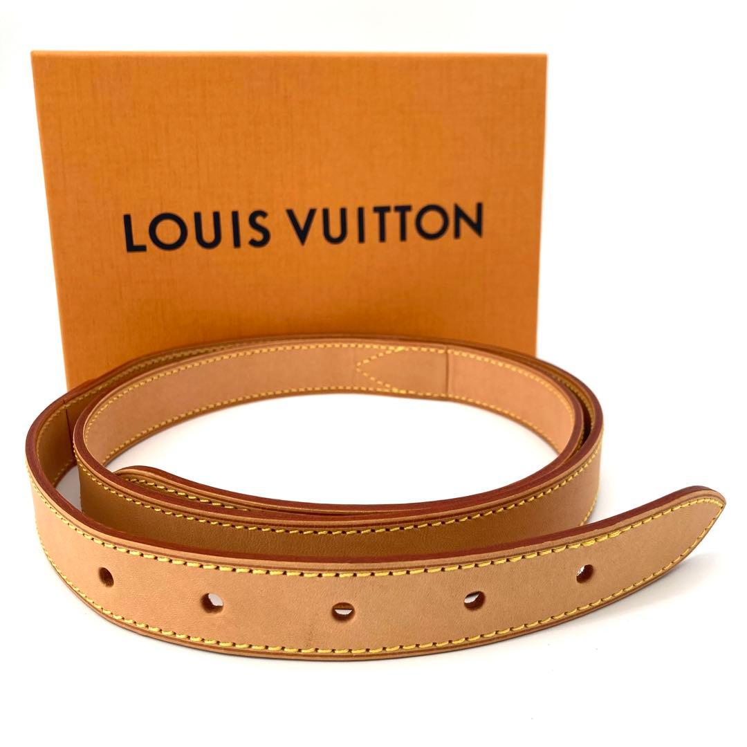 極美品 ルイヴィトン バギー ショルダーストラップ ベルト ヌメ革 正規品 本物