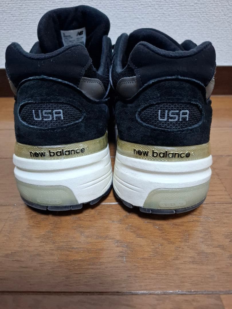 ニューバランス　992　ブラック　28.5