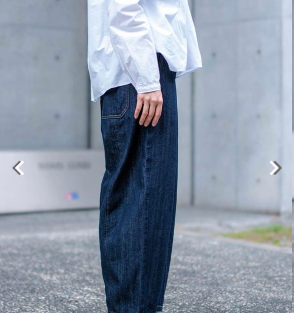 DMG ディーエムジー　100zムラ糸デニム アーモンドパンツ　定価19800円