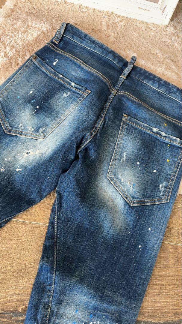 DSQUARED2 ペイントデニム　42