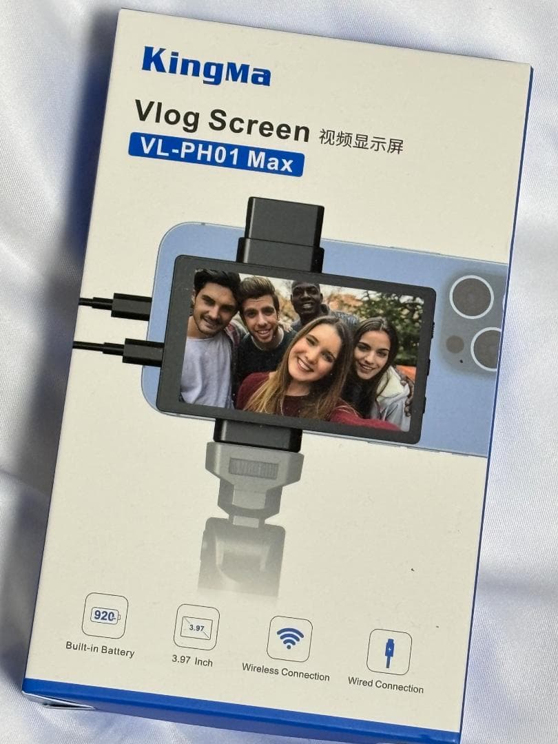 KingMa スマホ/Vlog用外部増設モニター VL-PH01 Max