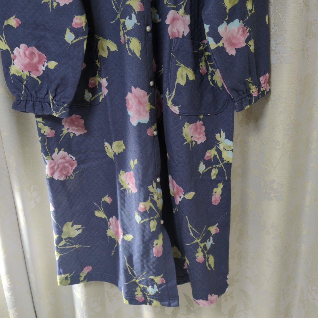 新品✨ナルエー ムーンタン 長袖パジャマ ワンピースM〜L ローズ