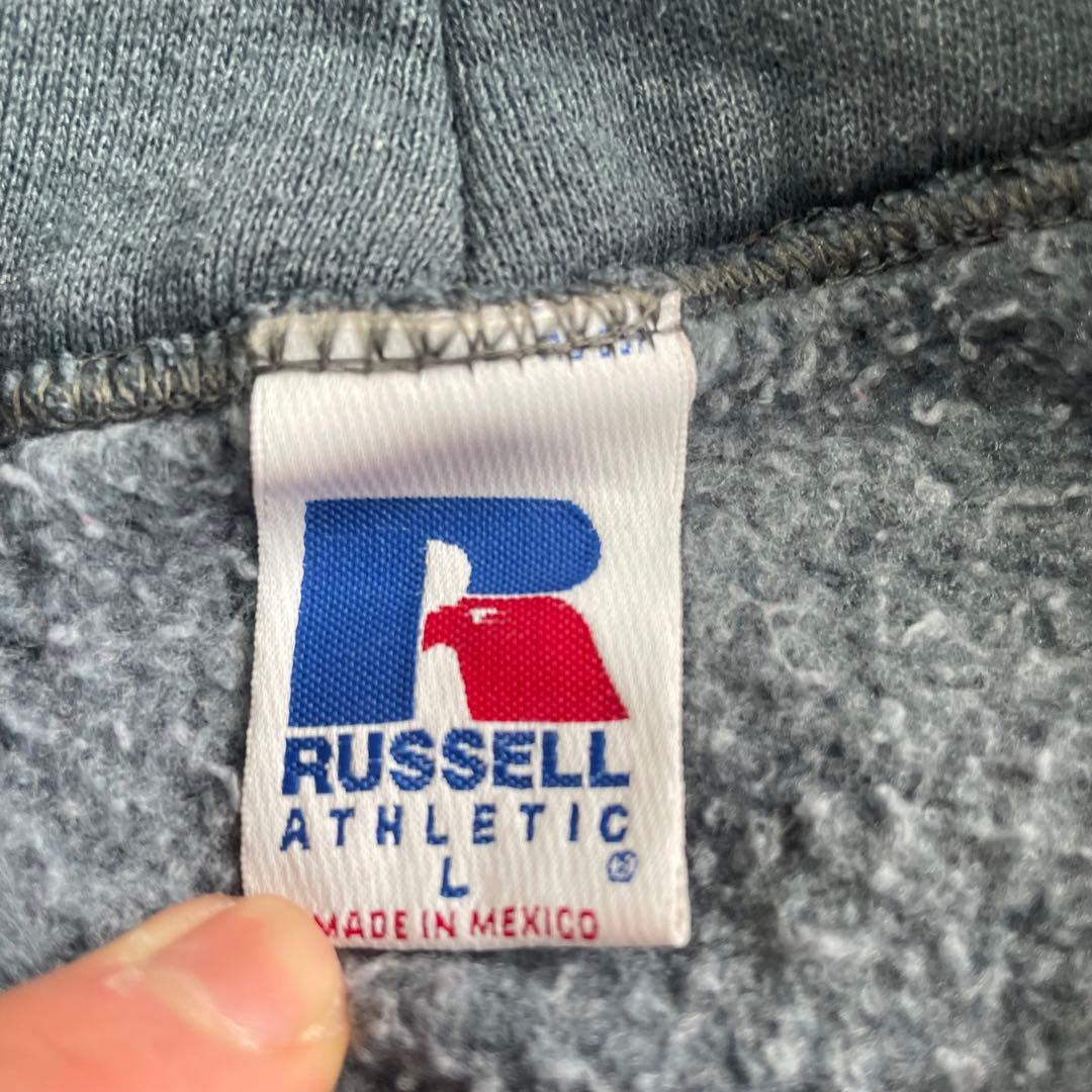 パ*ヤ様 90s メキシコ製 ラッセルアスレチック 無地 パーカー グリーン 無