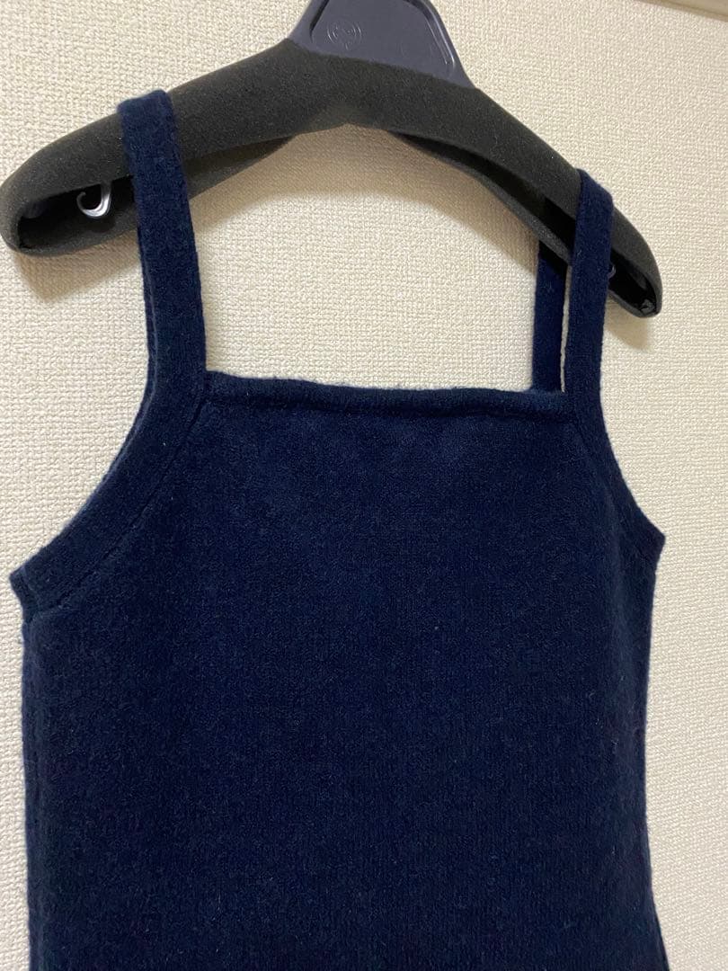 【25AW】 ロゴボタンニットセットワンピース