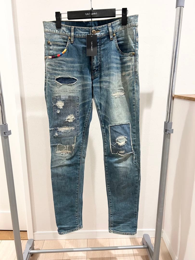 1piu1uguale3 RAINBOW 9TAPERED デニム