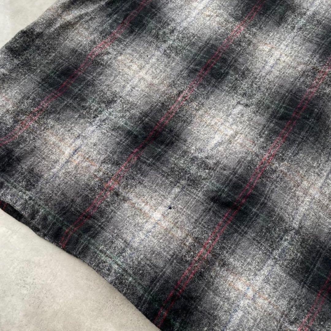 k*e様 PENDLETON ペンドルトン オープンカラーシャツ チェック Lサ