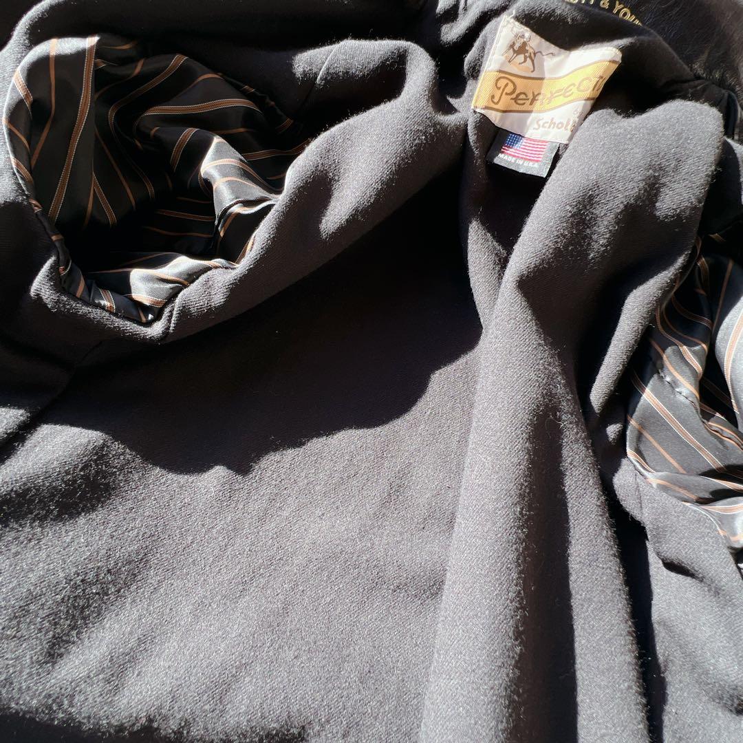 希少✨Schott レザーカーコート　BEAUTY&YOUTH レザージャケット