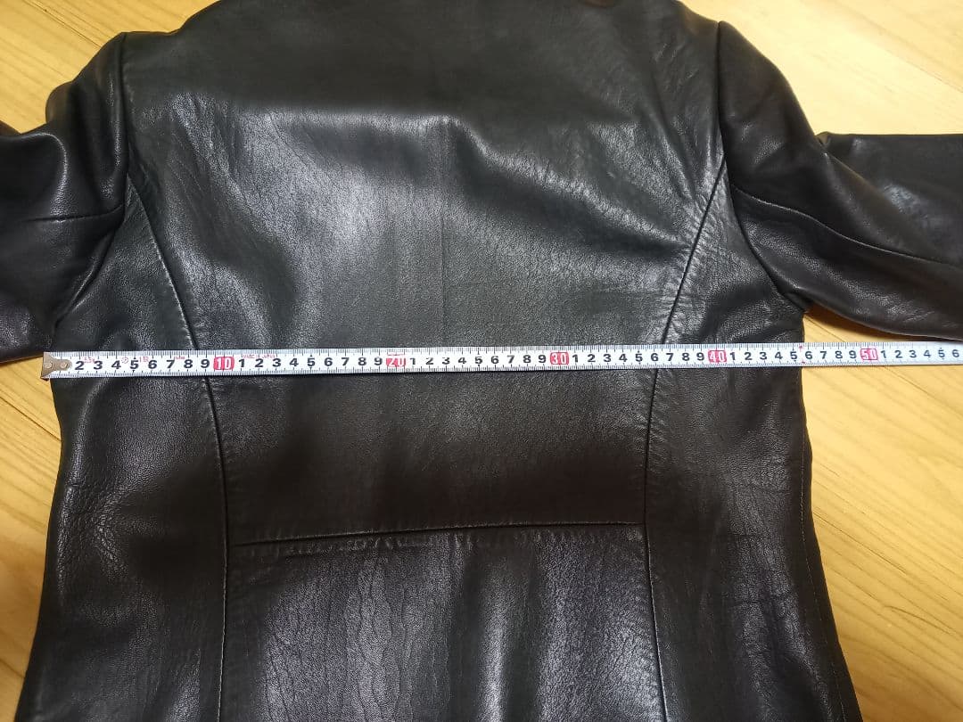 ブラックレザーシングルジャケット