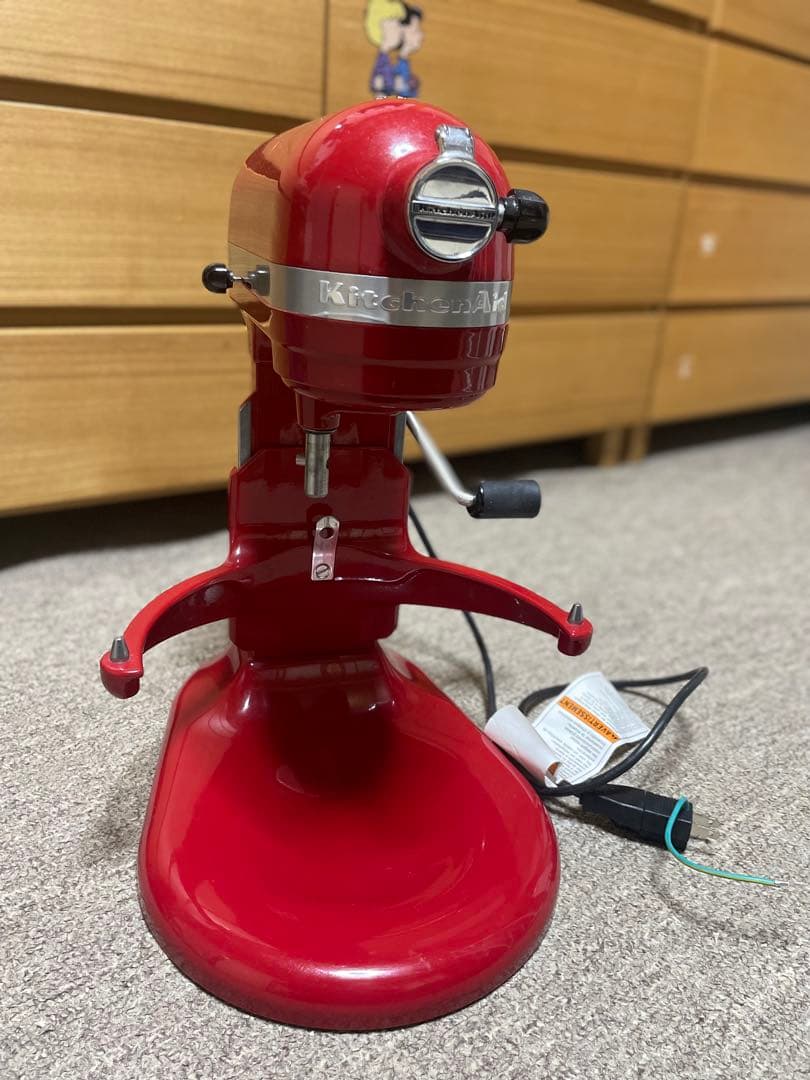 KitchenAid 6QT スタンドミキサー レッド
