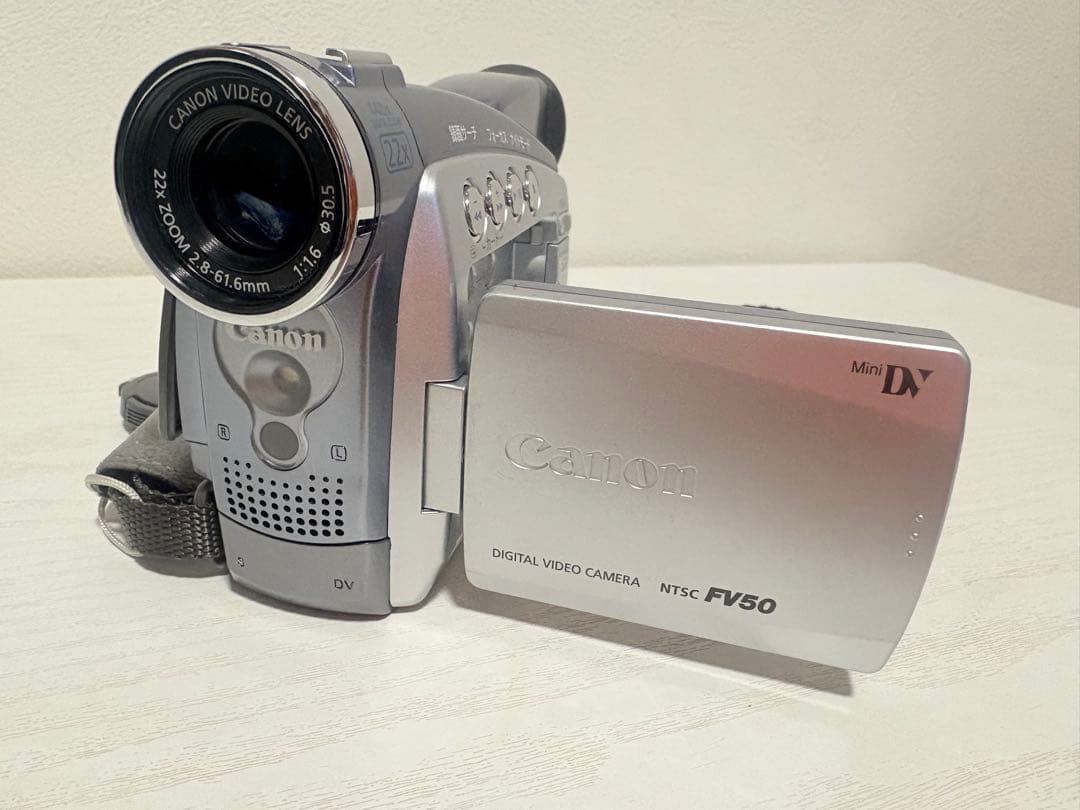 Canon MiniDVデジタルビデオカメラ DM-FV50