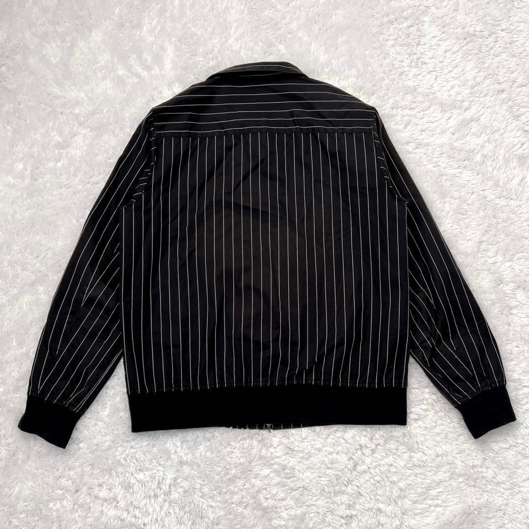 FRED PERRY ハリントンジャケット スウィングトップ ストライプ ロゴ