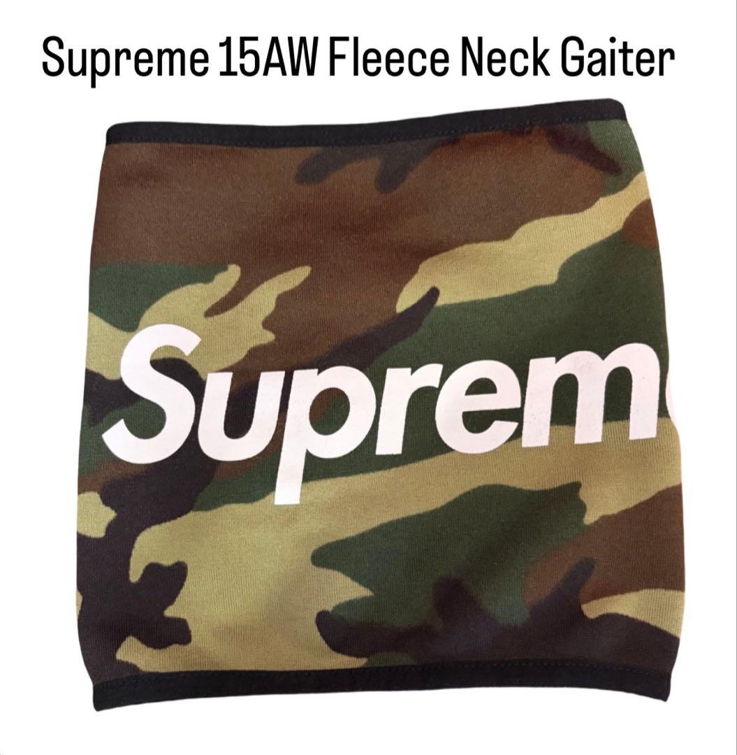 Supreme 15AW Fleece Neck Gaiter カモフラージュ