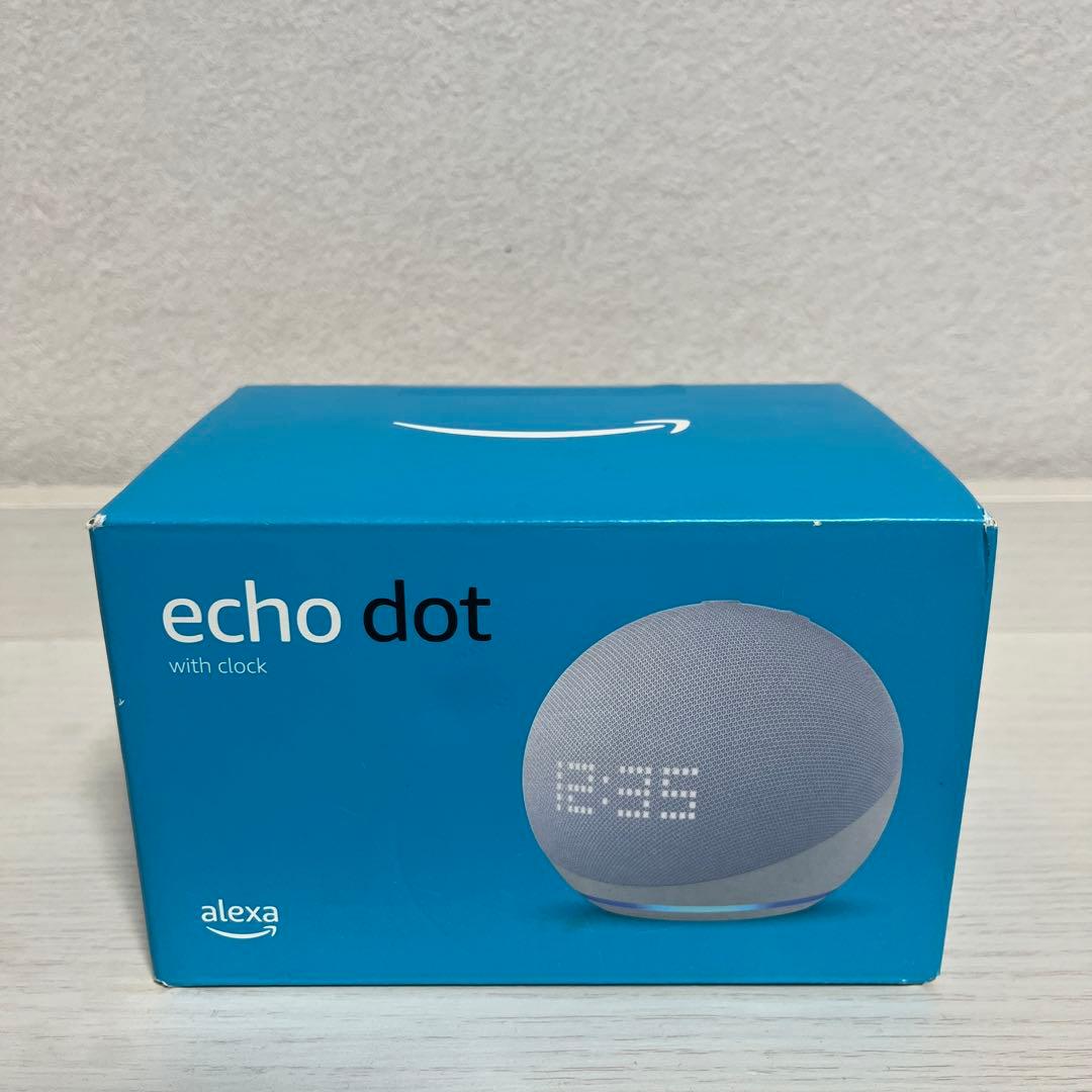 【希少品】第5世代 アレクサ Alexa echo dot with clock
