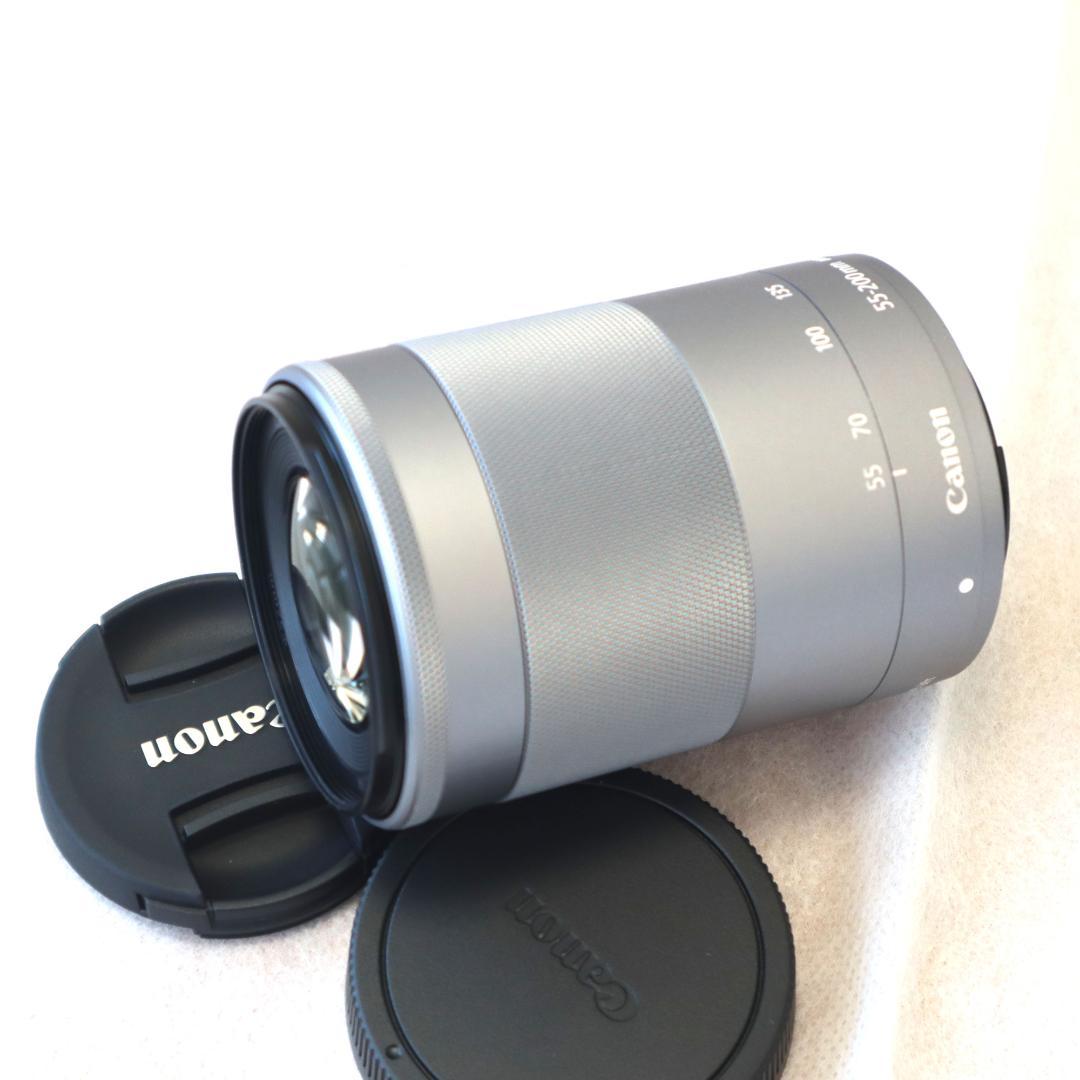Canon EF-M 55-200　 IS STM F4.5-6.3 シルバー